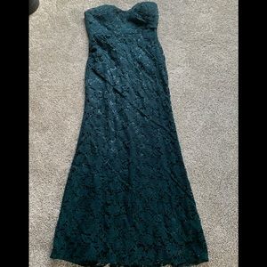 Lace Strapless Dress